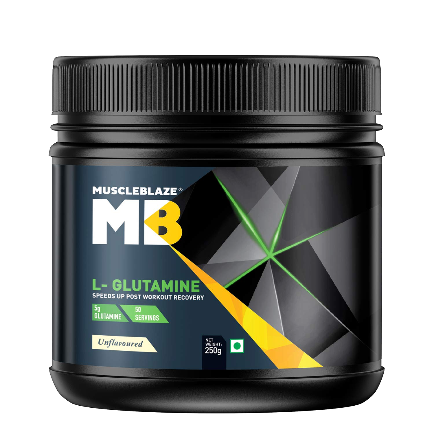 Buy MuscleBlaze Glutamine 250 Gms Unflavoured Online Nutristar