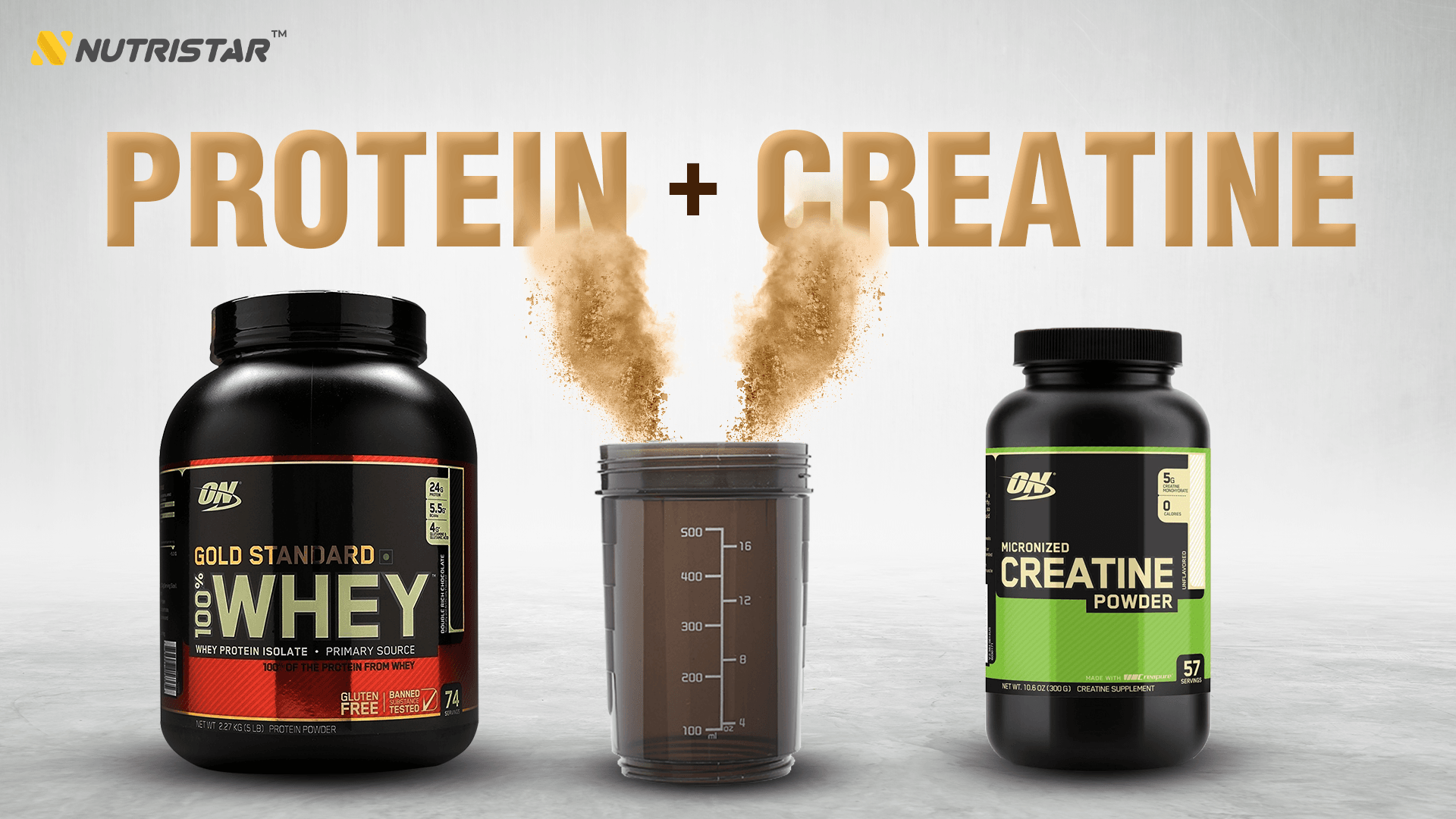 Can you take protein & creatine together? NUTRISTAR