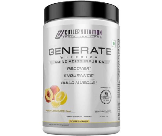 Buy Cutler Nutrition Generate EAA and BCAA Powder - 30 Servings Online -  Nutristar