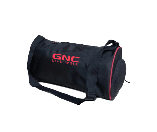 Buy GNC Live Well Black Red Gym Bag Online - Nutristar