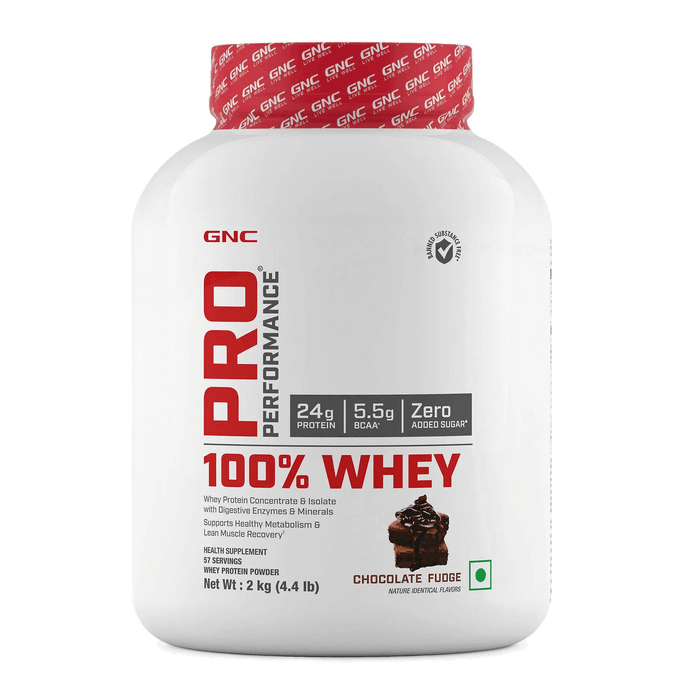 Buy GNC Pro Performance 100 Whey Protein 4.4 Lbs, 2 kg online at