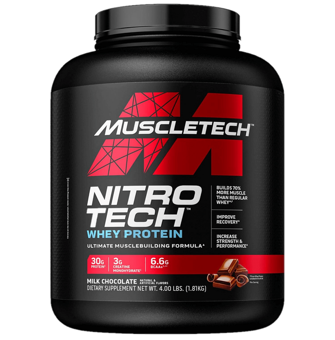 Buy MuscleTech NitroTech Performance Series Whey Protein 4 Lbs