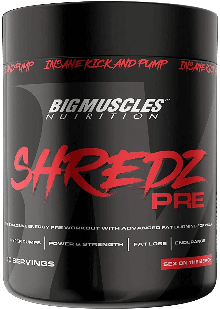 Buy Big Muscles Nutrition Shredz Pre Preworkout - 30 Servings Online -  Nutristar