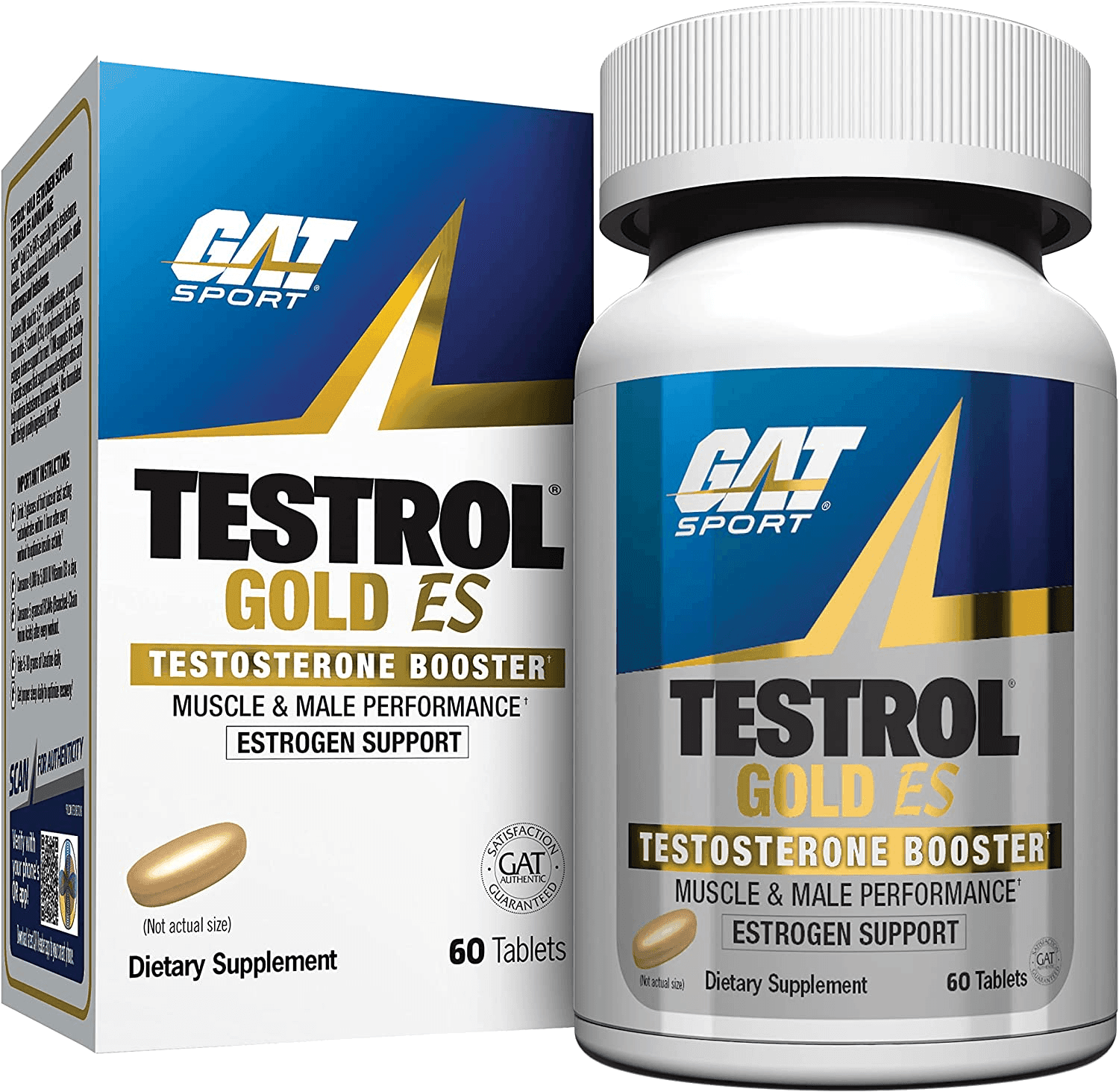 Buy GAT Testrol Gold ES Testosterone Boosters - 60 Tablets Online