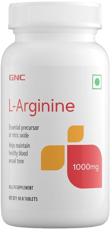 Buy Gnc L-arginine (1000 Mg) , 90 Tabs Online - Nutristar